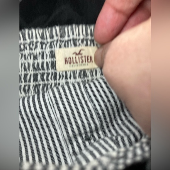 Hollister black and White Striped Top and pant - Picture 3 of 11